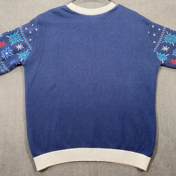 Game Of Thrones Stark "Winter Is Coming" Ugly Christmas Sweater Crewneck Large - Picture 4 of 11